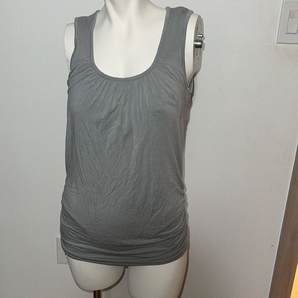 Athleta Kavi ruched running bra tank size M